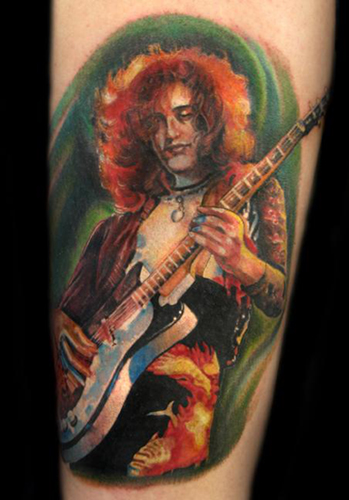 5 jimmy page tattoo
