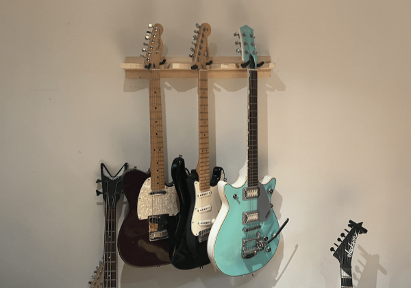 3 Guitar Wall Hanger