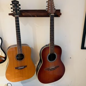 2 guitar wall hanger